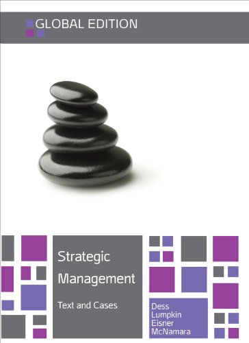 Imagen de archivo de Strategic Management: Texts and Cases a la venta por MusicMagpie