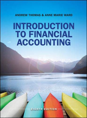 Imagen de archivo de Introduction to Financial Accounting a la venta por Buchpark