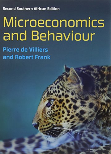 Beispielbild fr Microeconomics and Behaviour: South African Edition zum Verkauf von Blackwell's