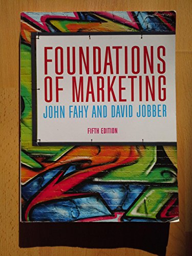 Beispielbild fr Foundations of Marketing (UK Higher Education Business Marketing) zum Verkauf von AwesomeBooks