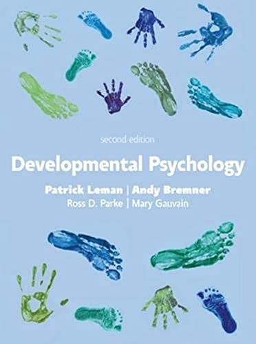 Stock image for Developmental Psychology for sale by Blackwell's