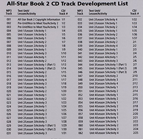 All Star Level 2 Teacher Audio with Testing (9780077197292) by Lee, Linda; Sherman, Kristin D.; Tanaka, Grace; Velasco, Shirley