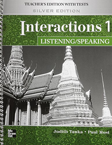 9780077202507: Interactions Level 1 Listening/Speaking Teacher's Edition plus Key Code for E-Course