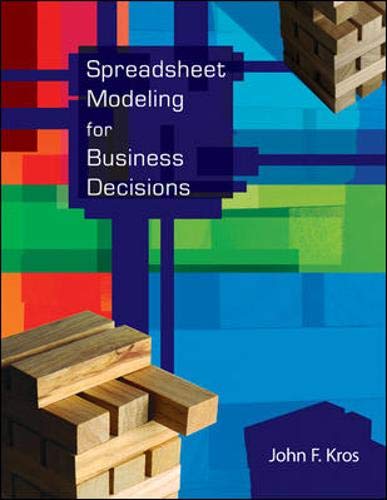9780077212797: Spreadsheet Modeling for Business Decisions w/St CD, @RISK & Crystal Ball Access Cards