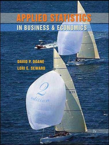 Imagen de archivo de Applied Statistics in Business & Economics with Student CD No CD a la venta por Colorado's Used Book Store