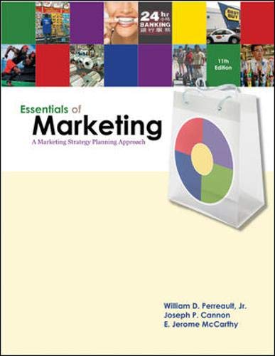 Imagen de archivo de Essentials of Marketing: A Marketing Strategy Planning Approach [With CDROM] a la venta por ThriftBooks-Dallas