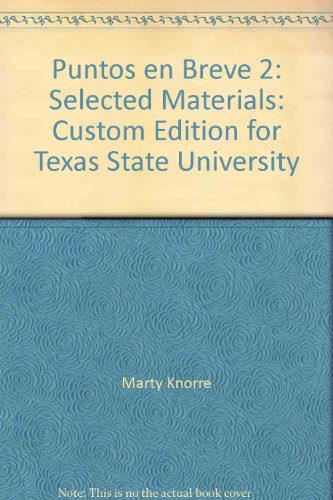 Stock image for Puntos en Breve 2: Selected Materials: Custom Edition for Texas State University for sale by HPB-Red