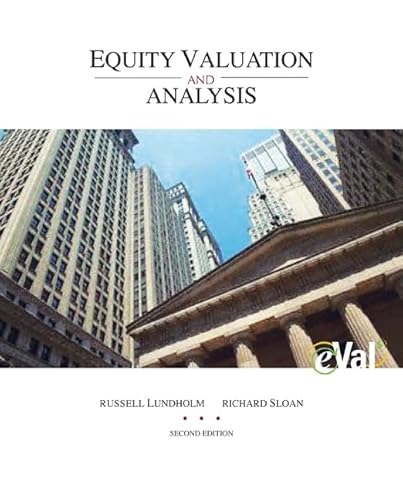 Stock image for Equity Valuation and Analysis with eVal [With CDROM] for sale by ThriftBooks-Dallas