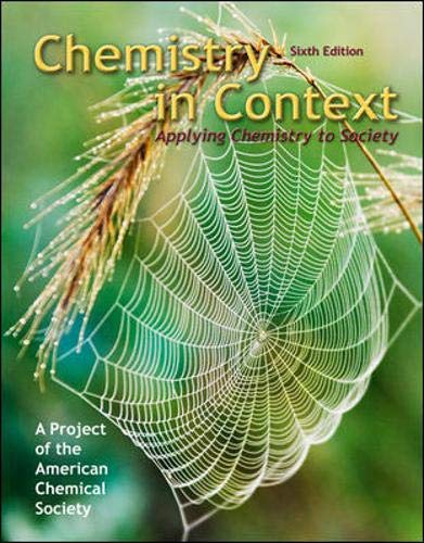 9780077221348: Chemistry in Context: Applying Chemistry to Society