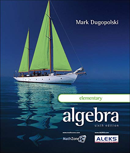 Beispielbild fr Elementary Algebra zum Verkauf von Goodwill of Colorado