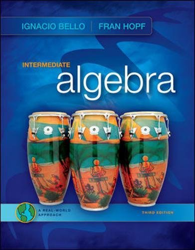 Beispielbild fr Intermediate Algebra zum Verkauf von Once Upon A Time Books