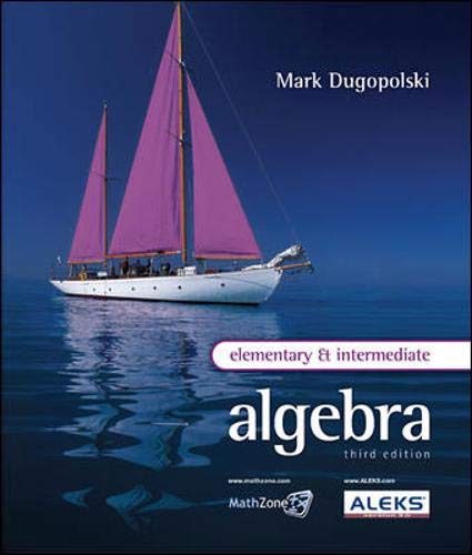 Imagen de archivo de Elementary and Intermediate Algebra a la venta por The Book Spot