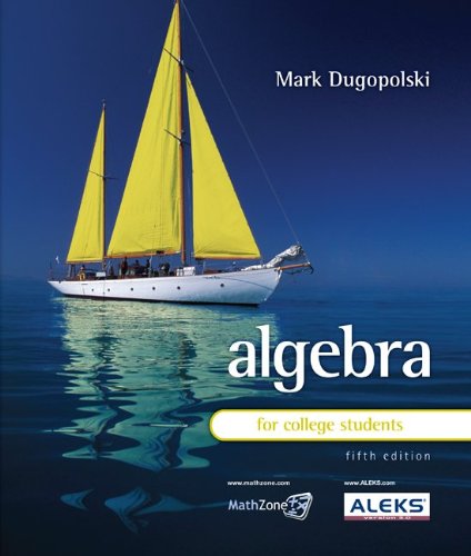 Beispielbild fr Algebra for College Students zum Verkauf von BooksRun