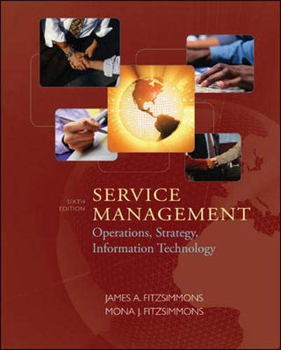 Beispielbild fr Service Management : Operations, Strategy, Information Technology zum Verkauf von Better World Books