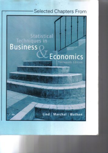 9780077229108: Statistical Techniques in Business & Economics - Selected Chapters