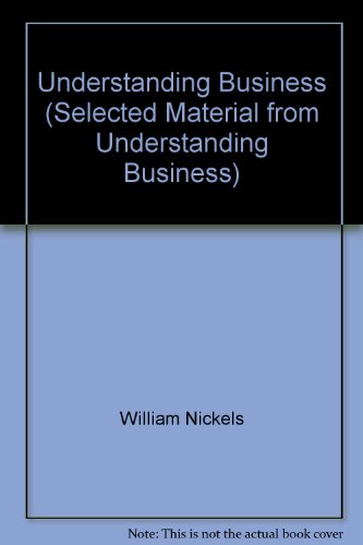 9780077229245: Understanding Business (Selected Material from Understanding Business)