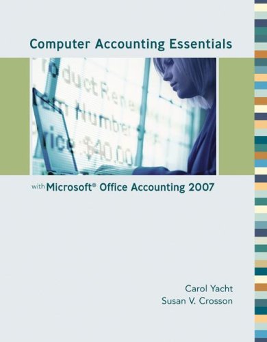 9780077233747: Computer Accounting Essentials With Microsoft Office Accounting