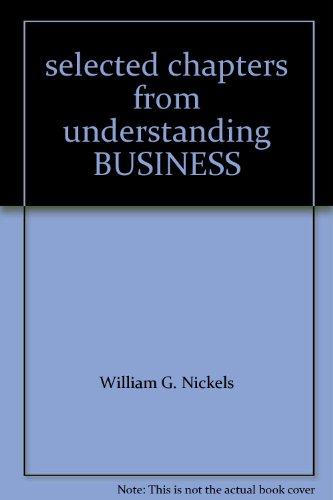 9780077233884: selected chapters from understanding BUSINESS