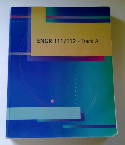 Beispielbild fr ENGR 111/112- Track A zum Verkauf von BooksRun