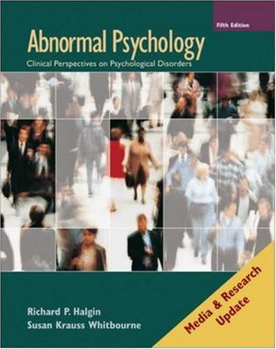 Imagen de archivo de Abnormal Psychology: Clinical Perspectives on Psychological Disorders a la venta por ThriftBooks-Dallas