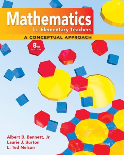 9780077237530: Student's Solutions Manual to accompany Mathematics for Elementary Teachers, A Conceptual Approach