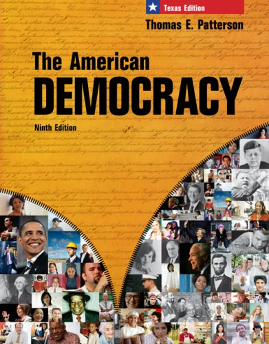 Imagen de archivo de The American Democracy, Texas Edition a la venta por ThriftBooks-Dallas