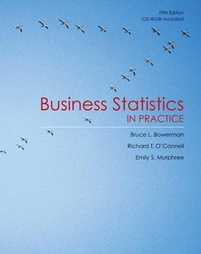 Beispielbild fr Business Statistics in Practice [With CDROM] zum Verkauf von ThriftBooks-Dallas