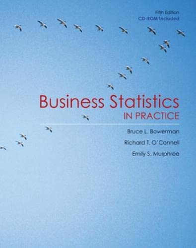 9780077242534: Business Statistics in Practice w/Student CD