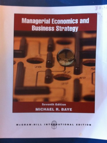 Imagen de archivo de Study Guide to accompany Managerial Economics & Business Strategy a la venta por Meadowland Media