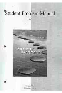 9780077246020: Student Problem Manual for Essentials of Investments
