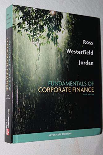 Beispielbild fr Fundamentals of corporate finance zum Verkauf von Wonder Book