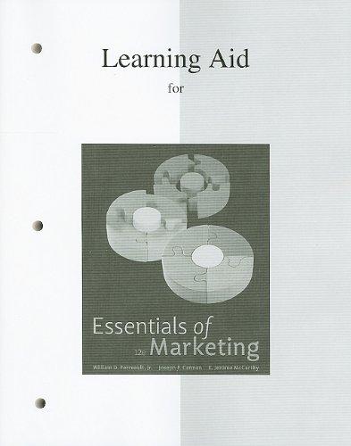 9780077246433: Essentials of Marketing Learning Aid