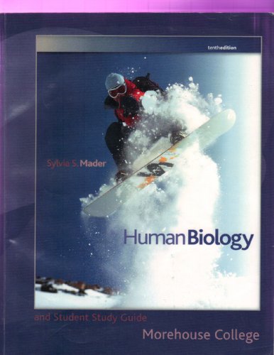 9780077250478: HUMAN BIOLOGY & STUDY GUIDE, MOREHOUSE COLLEGE