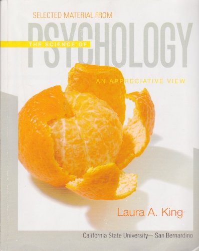 9780077251949: Selected Material From The Science of Psychology An Appreciative View (California State University San Bernardino)