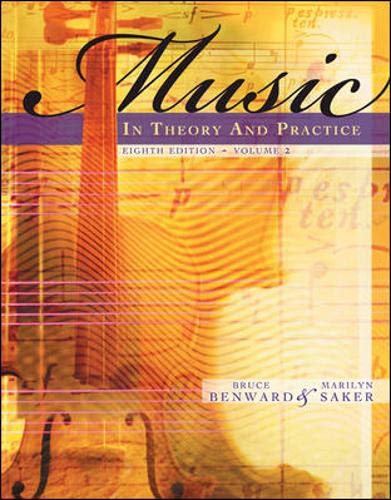 Stock image for Music in Theory and Practice, Volume 2 with Audio CD for sale by HPB-Red