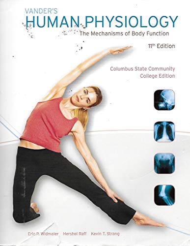 Beispielbild fr Vander's Human Physiology: The Mechanisms of Body Function, Columbus State Community College, 11e zum Verkauf von Better World Books