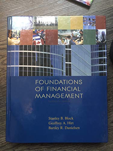 Stock image for Foundations of Financial Management w/S&P bind-in card + Time Value of Money bind-in card for sale by Wonder Book