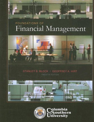 9780077262051: Foundations of Financial Management