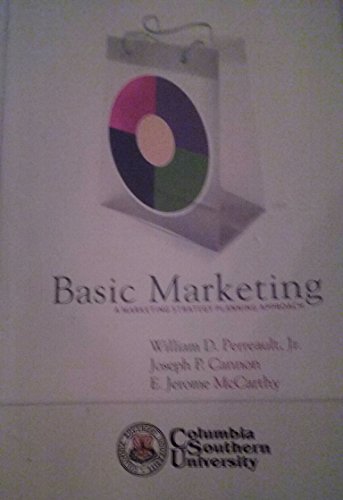 Stock image for Basic Marketing: A Marketing Strategy Planning Approach (Custom Edition for Columbia Southern University) for sale by Barbers Book Store Online