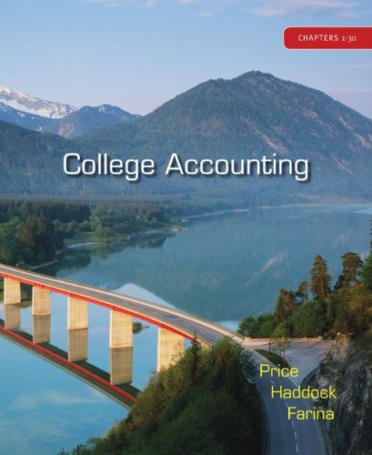 Imagen de archivo de College Accounting: Chapters 1-30, 12th Edition, with Home Depot 2006 Annual Report a la venta por HPB-Red