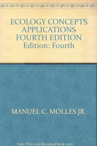 9780077265748: Ecology Concepts& Applications