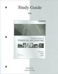 Stock image for Study Guide to Accompany Fundamentals of Financial Accounting for sale by ThriftBooks-Atlanta