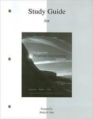 Beispielbild fr Fundamental Financial Accounting Concepts Study Guide zum Verkauf von BookHolders