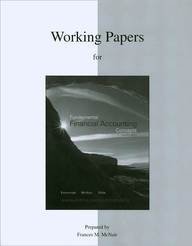 9780077269869: Working Papers to accompany Fundamental Financial Accounting Concepts