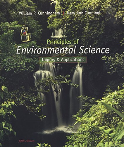 Imagen de archivo de Principles of Environmental Science Inquiry & Applications a la venta por ThriftBooks-Dallas