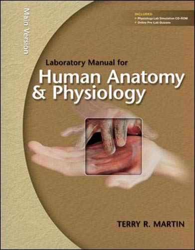 9780077274344: Laboratory Manual for Human Anatomy & Physiology: Main Version w/PhILS 3.0 CD