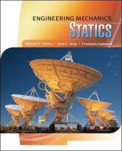 Beispielbild fr Engineering Mechanics : Statics zum Verkauf von Better World Books
