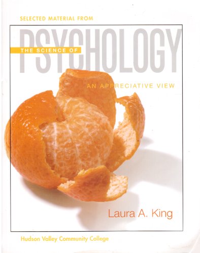 Stock image for Selected Material from the Science of Psychology: An Appreciative View for sale by dsmbooks