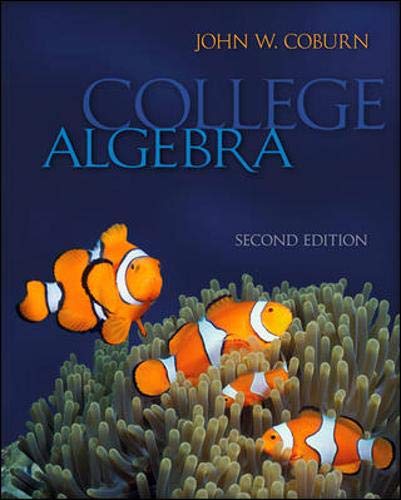 Imagen de archivo de College Algebra a la venta por HPB-Red