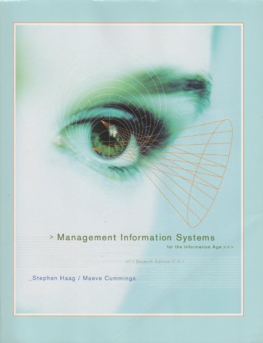 Beispielbild fr Management Information Systems for the Information Age Seventh Edition (Management information Systems for the Information Age seventh edition) zum Verkauf von Better World Books